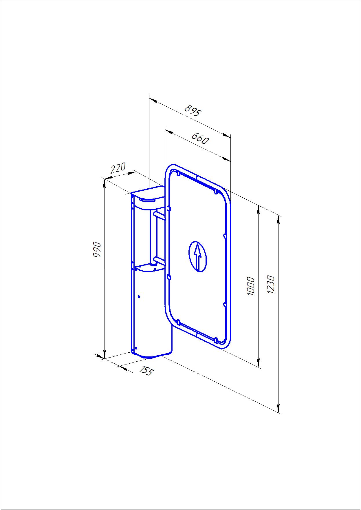 Ростов-Дон К32ДМ Калитка двухсторонняя (без дуги)