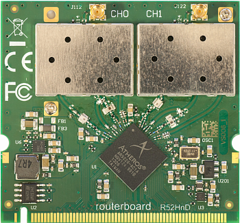 MikroTik R52HnD Радиокарта