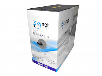 Skynet (65689) Кабель FTP4 cat.5е, одножильный, 305м, Cu, Проходит Fluke тест