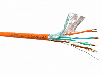 LC Кабель FTP4 cat.5е, одножильный, 305м, Cu, FRLS (Flame retardant low smoke)