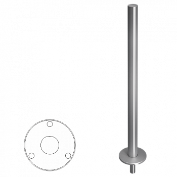 OXGARD ВЗР 1996Р05 Стойка ограждения съемная базовая 