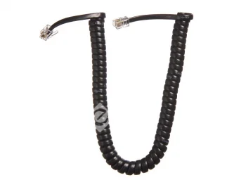 Netko Шнур телефонный витой (4р4с) 2,5 метра / черный