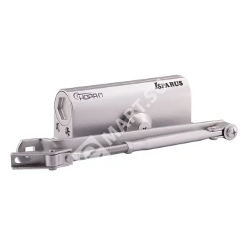 Нора-М 420 ISPARUS Дверной доводчик  (серебро)