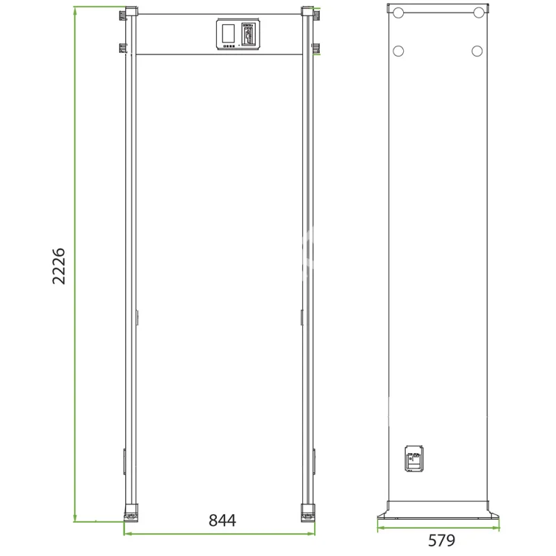 TRASSIR TR-MD02W Арочный металлодетектор