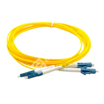 Netko Патч-корд оптический соединительный LC-LC/UPC SM Duplex 3.0мм 9/125, 2м, LSZH