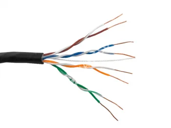 Netko Кабель UTP4 cat.5е, одножильный, 305м, Cu, наружный, Проходит Fluke тест, черный Bronze