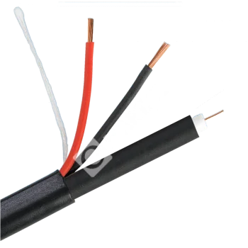 Space Technology РК 75+2х0,75 (48) PE ВНЕШНИЙ (черный, 200м) Коаксиальный кабель