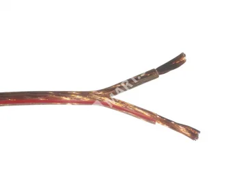 Netko Кабель акустический 2*2.5мм2 (3*47*0.15мм) CCA, 100м, пластиковая катушка, прозрачный Optima