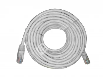 Netko Патч-корд UTP4 rj45-rj45, cat.6, 10.0м, BC, LSZH, серый, литой коннектор Optima
