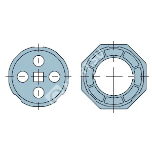 NICE 517.21020 Адаптер для круглого вала