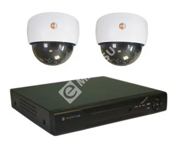 Hunter IP KIT-2/61 Комплект видеонаблюдения на 2 камеры 2Mp